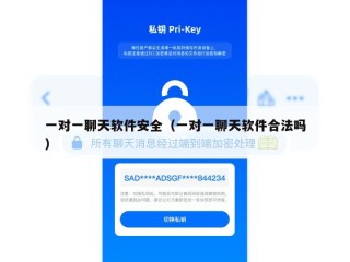 一对一聊天软件安全（一对一聊天软件合法吗）