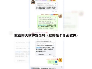 默语聊天软件安全吗（默聊是个什么软件）