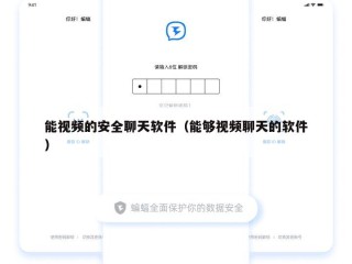 能视频的安全聊天软件（能够视频聊天的软件）