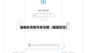 蝙蝠机密聊天背景图（蝙蝠密信）