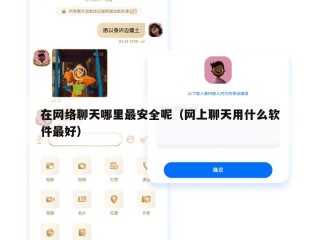 在网络聊天哪里最安全呢（网上聊天用什么软件最好）