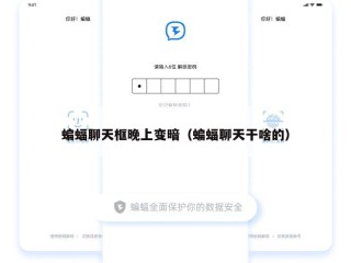 蝙蝠聊天框晚上变暗（蝙蝠聊天干啥的）