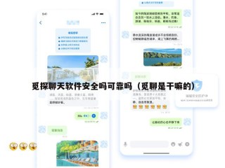 觅探聊天软件安全吗可靠吗（觅聊是干嘛的）