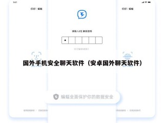 国外手机安全聊天软件（安卓国外聊天软件）