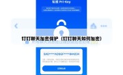 钉钉聊天加密保护（钉钉聊天如何加密）