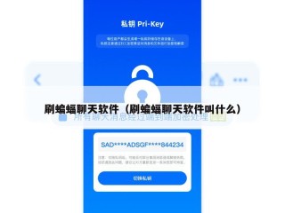 刷蝙蝠聊天软件（刷蝙蝠聊天软件叫什么）