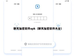 聊天加密软件apk（聊天加密软件大全）