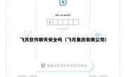 飞月软件聊天安全吗（飞月集团有限公司）