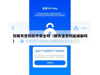 你聊天密码软件安全吗（聊天室密码能破解吗）