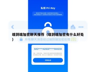 端到端加密聊天推荐（端到端加密有什么好处）