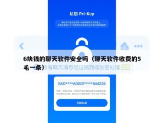 6块钱的聊天软件安全吗（聊天软件收费的5毛一条）