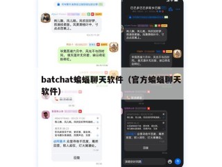 batchat蝙蝠聊天软件（官方蝙蝠聊天软件）