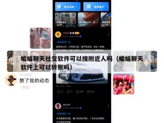 蝙蝠聊天社交软件可以搜附近人吗（蝙蝠聊天软件上可以转账吗）
