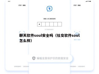 聊天软件soul安全吗（社交软件soul怎么样）